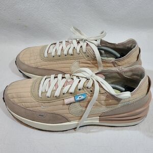 Womens Nike Waffle One Next Nature Fashion Sneakers Size: 10 Color: Pearl Sail